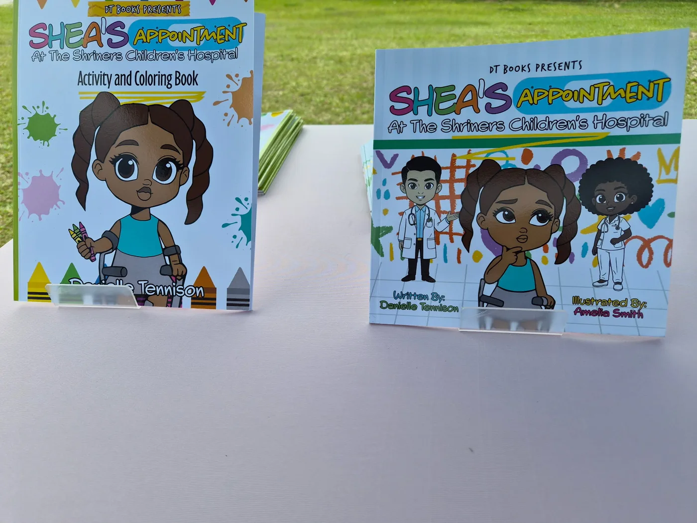Shea's Appointment and its activity and coloring book